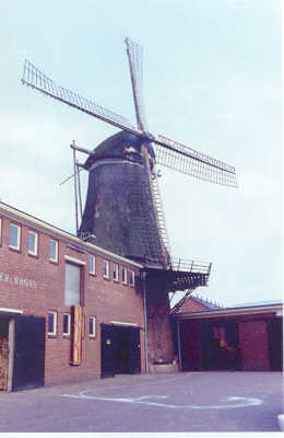 Zicht op molen de Hoop,  Hellendoorn